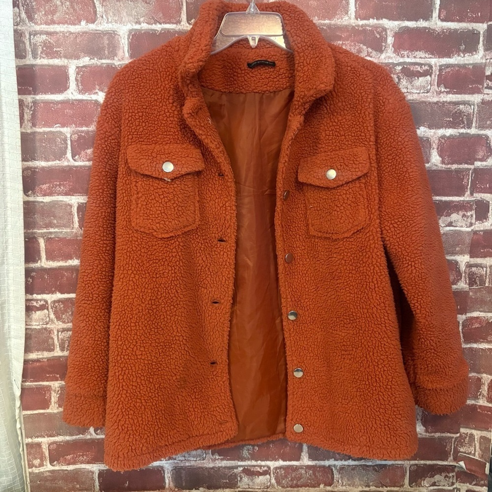 Shinestar Warm Rust Teddy Jacket